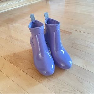 Hunter Parm Violet Chelsea Booties